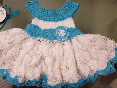 Como tejer vestido en crochet para niñas #2
