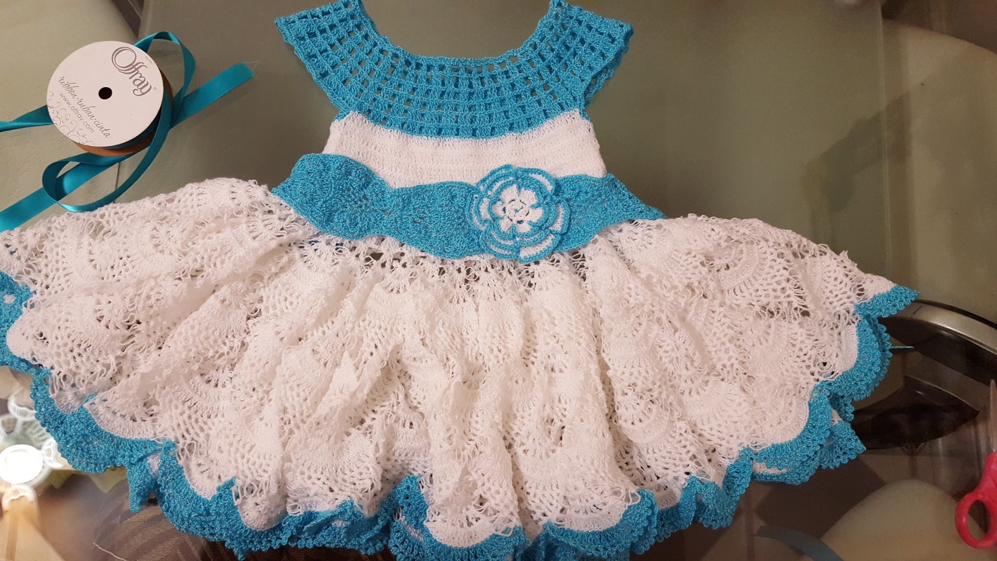 Como tejer vestido en crochet para niñas #2