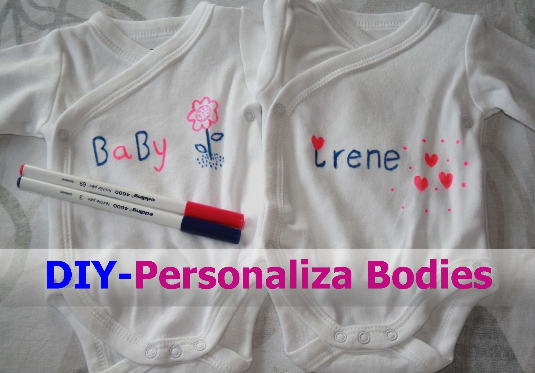 DIY infantil, personaliza los bodies