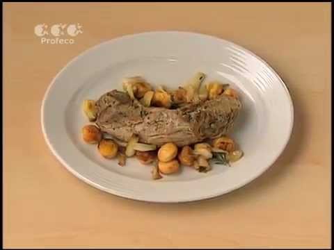 Filete de cerdo al horno con romero y laurel ["Platillo Sabio Profeco" 14.3]