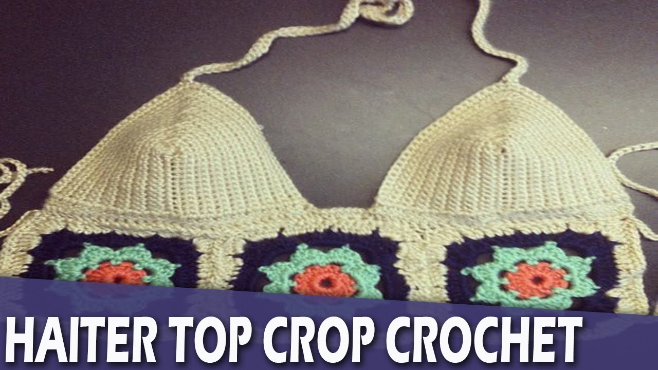 Halter Top Crop - Tejidos a Crochet Diseños e imagenes