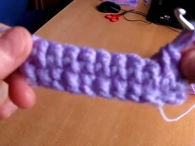 Puntos de crochet. ganchillo 2: Punto bajo o medio punto
