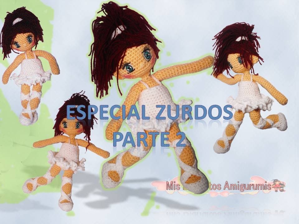 Vestido Bailarina crochet muñeca Lilia parte 2 (zurdos)