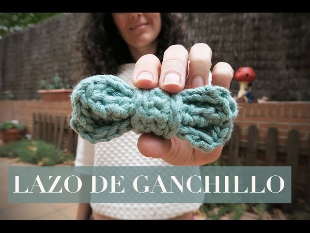 Cómo hacer un lazo de ganchillo | Crochet lace