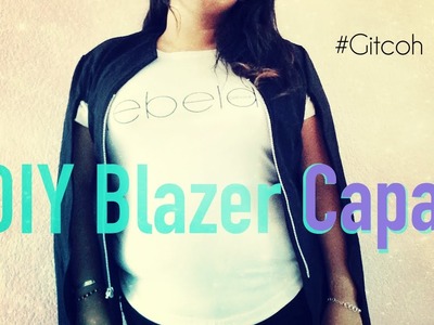 DIY Blazer Capa | Gitcoh