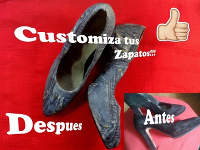 DIY: Customizar, reciclar  tus zapatos