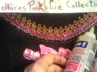 How to make maxi necklace pink bubble gum.collare rosa bubble gum