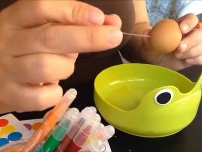 Vaciar huevos de pascua para decorar ¡rápido y fácil! :)