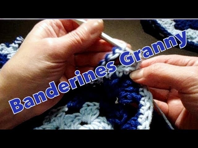 Banderines granny (granny's pennants) reeditado -tejido para zurdos-