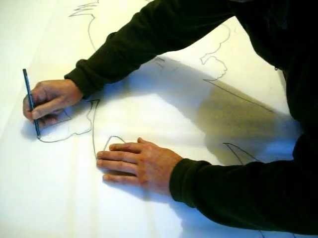 Como marcar un dibujo sobre telgopor