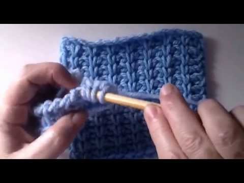 Crochet (ganchillo) tunecino punto #1