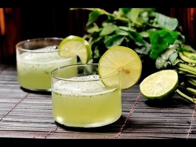 Granizado de hierbabuena y limón - Peppermint and Lemon Granita