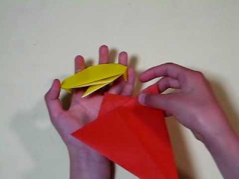 Ice cream (helado) en origami