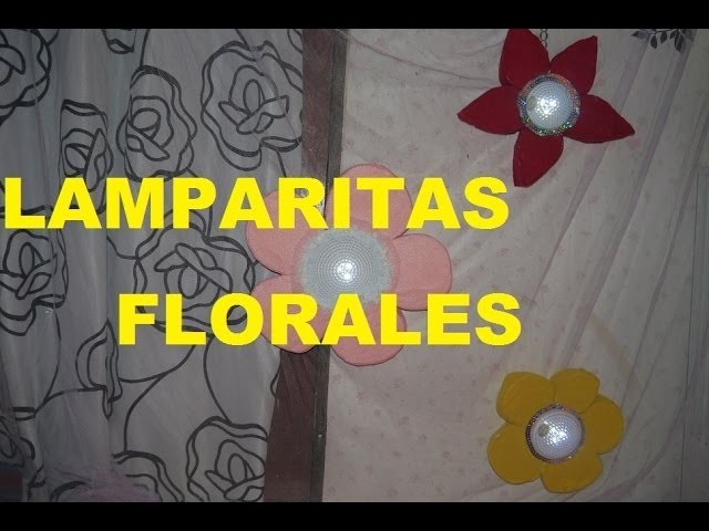 Manualidades: Lamparas Florales - JuanCarlos960