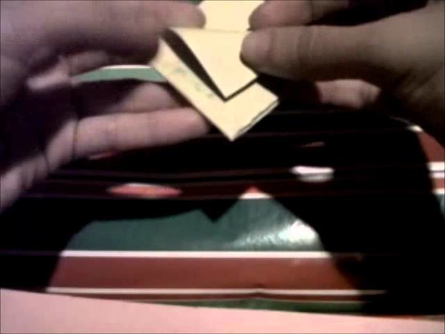 Origami para hacer un SERVILLETERO