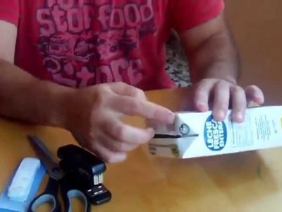 Reciclaje extremo How To hacer cartera con tetrabrick de leche DIY Wallet