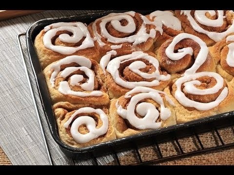 Roles de canela - Cinnamon rolls - Recetas de pan