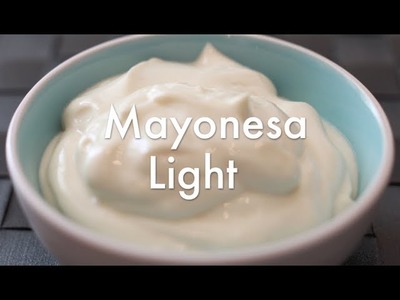 Cómo hacer Mayonesa light casera - Recetas de salsas