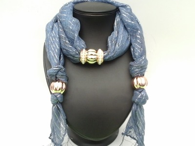 COMO DECORAR  MASCADAS Y BUFANDAS (REUTILIZALAS)