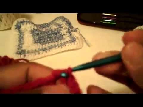 CuadrosTejidos (granny square)- 2da parte -Tutorial de tejido crochet