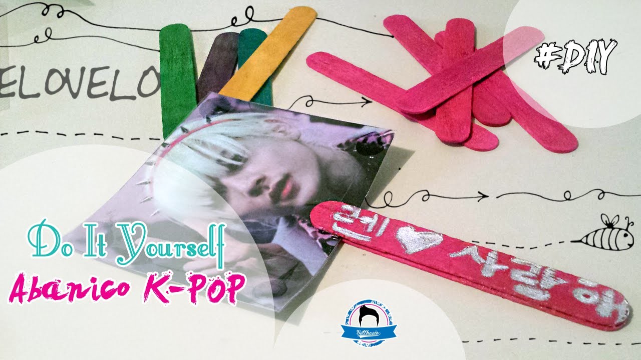 》#DIY - Abanico KPOP. KPOP FAN | Setthacio ☆
