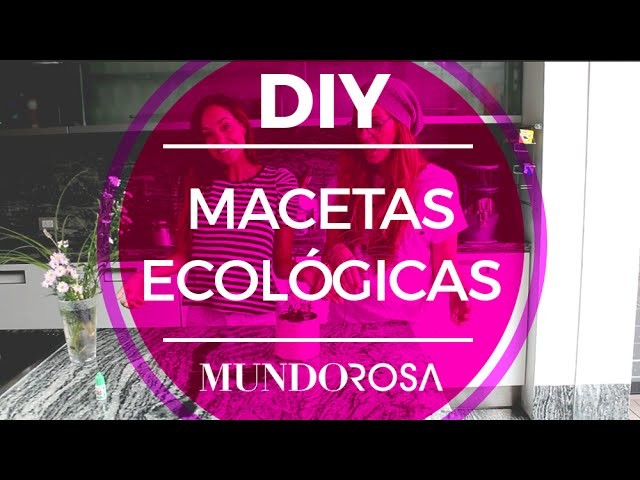 DIY  Macetas ecológicas