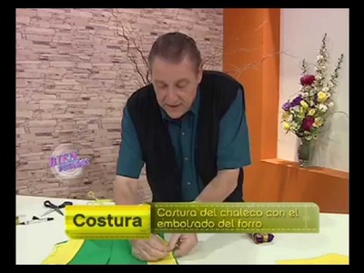 Hermenegildo Zampar  - Bienvenidas TV - Explica como hacer una Costura de Chaleco.