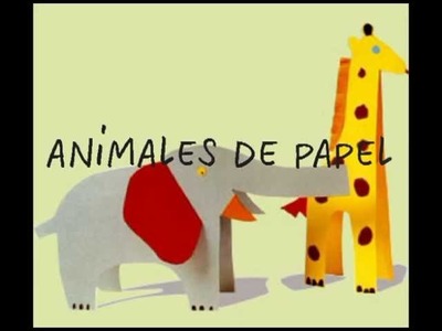 Manualidades para niños: animales de papel