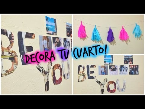 DIY: 2 ideas para decorar tu cuarto! | TutosMar