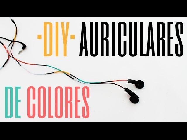 DIY Pinta tus auriculares de colores con esmalte de uñas