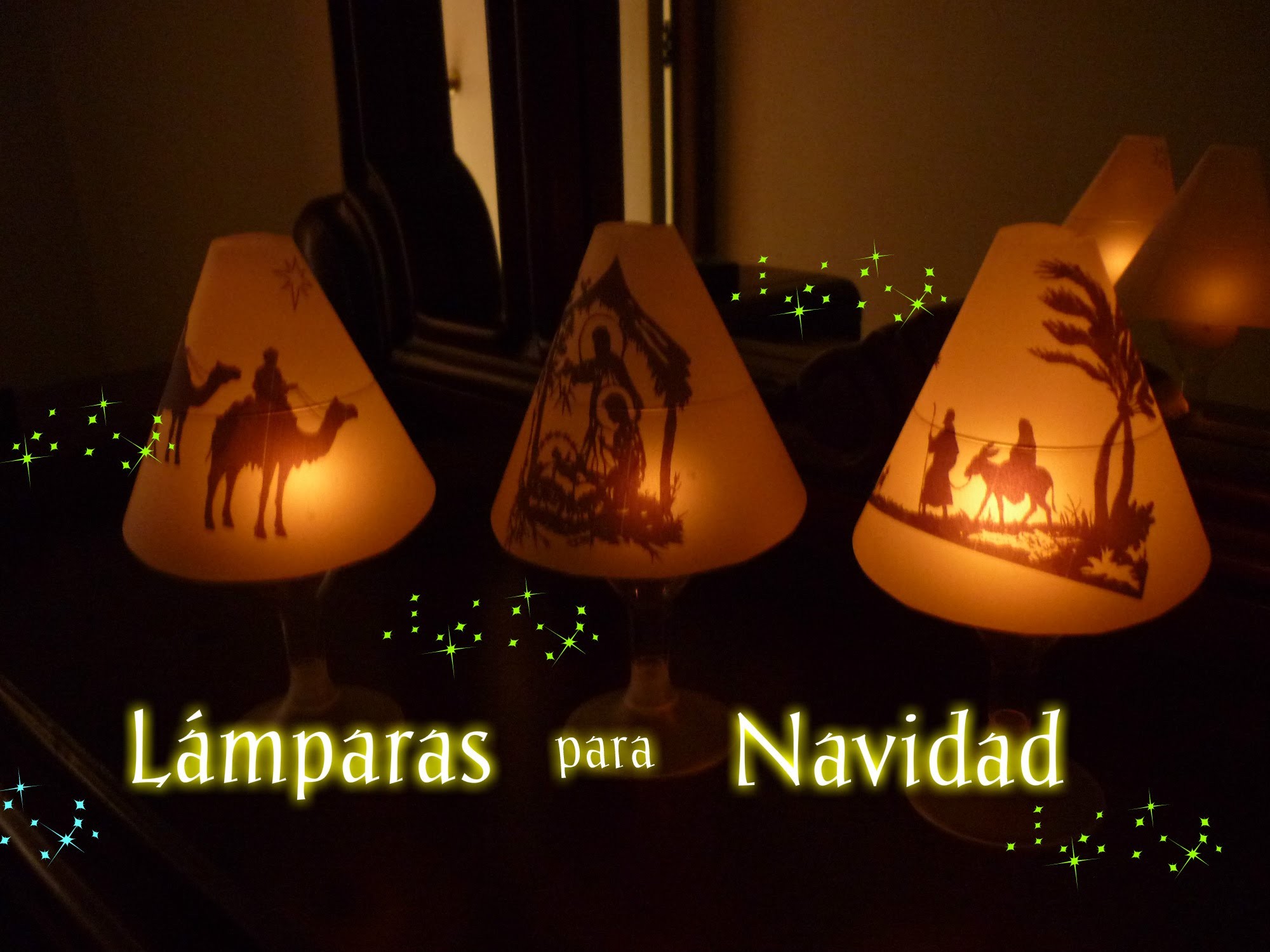 Manualidades para Navidad: LUCES en NAVIDAD (Lámparas de papel) Christmas lights ( paper lamps )-
