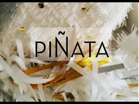 Cómo decorar piñata | Decoración de fiestas | Piñata DIY