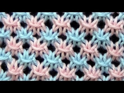 Cómo Tejer Puntada para Ropa Bebé‎#7-Knit Baby Stitch 2 Agujas (311)