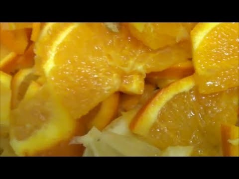 Mermelada de naranja casera, paso a paso.