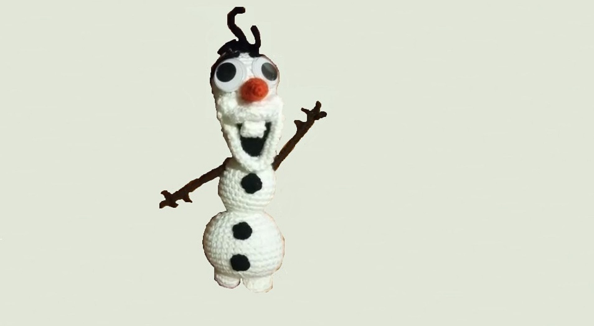 Olaf en crochet - tutorial amigurumi