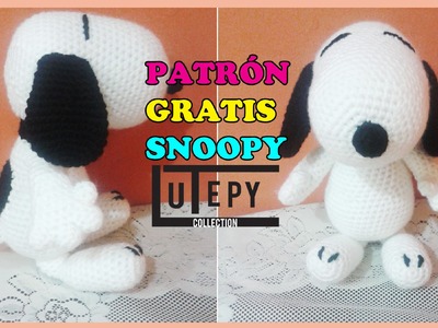 SNOOPY AMIGURUMI PATRÓN