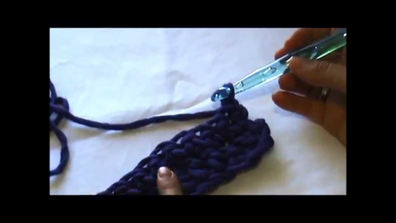 Tutorial crochet XXL: punto bajo