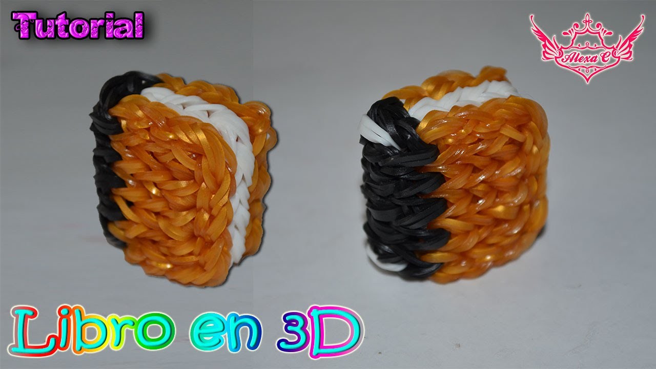 ♥ Tutorial: Libro en 3D de Gomitas (sin telar) ♥