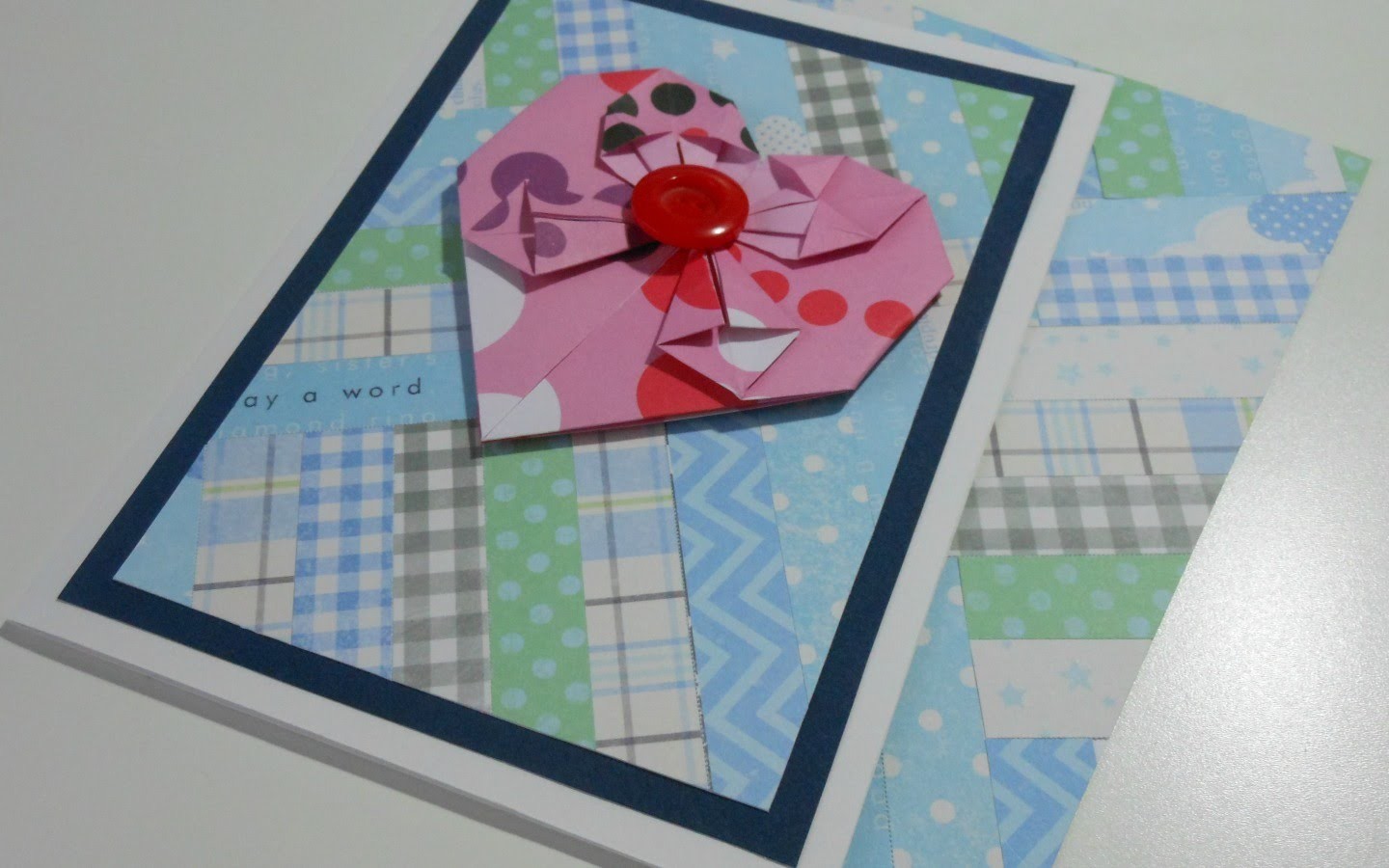 Paper Piecing - Reciclando Papel Decorado: Tarjeta San Valentín | Mundo@Party