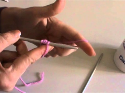 Como montar los puntos en tejido con dos agujas, calceta o palitos