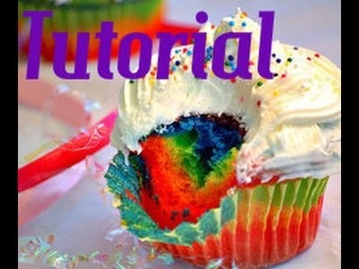 Tutorial: Cupcake arco iris en arcilla polimérica (PETICION)
