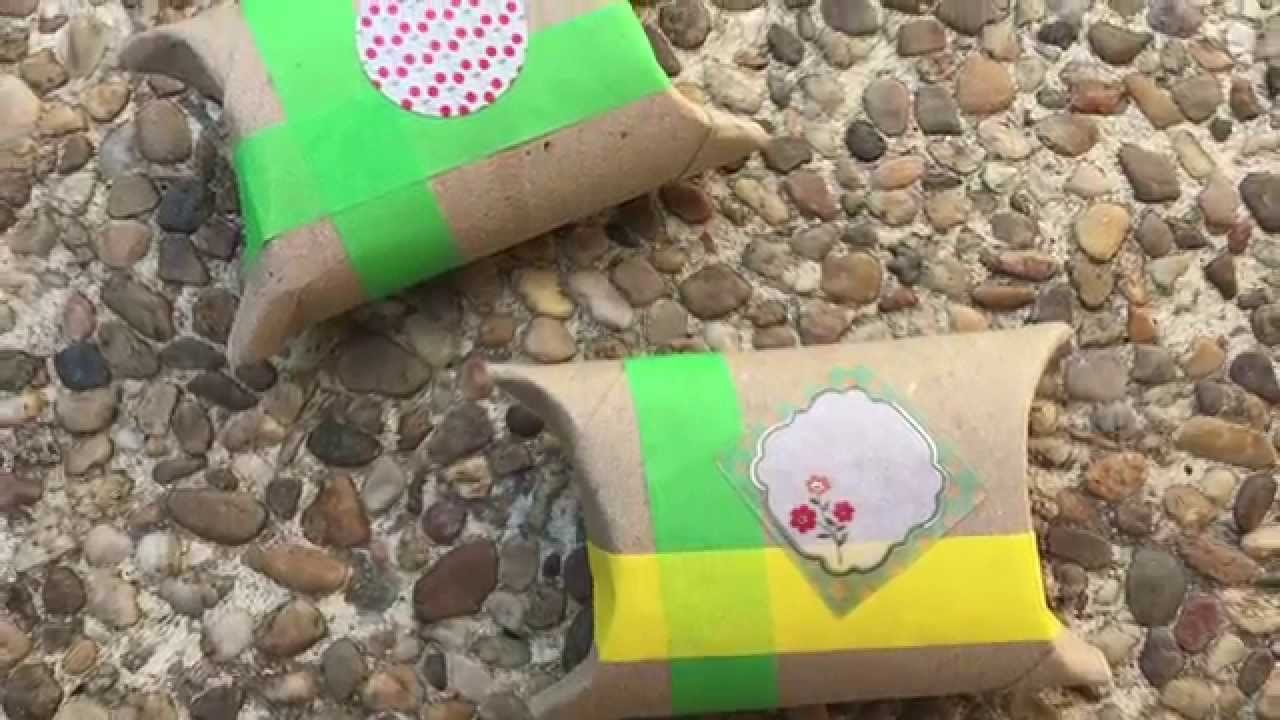 Cajas de regalo manualidades tubos de cartón