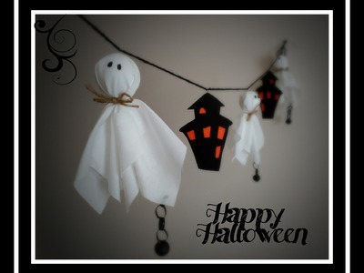 Manualidades Halloween. Decoración infantil. Guir