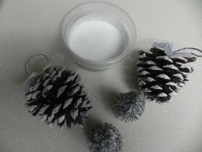 Manualidades para Navidad: Como hacer nieve artificial para decoracion de Navidad