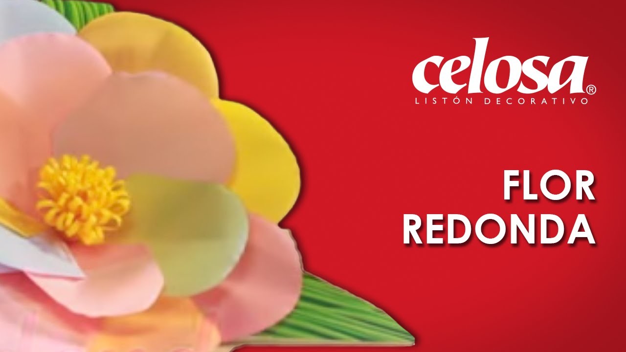 Manualidades y Decoración - Flor redonda