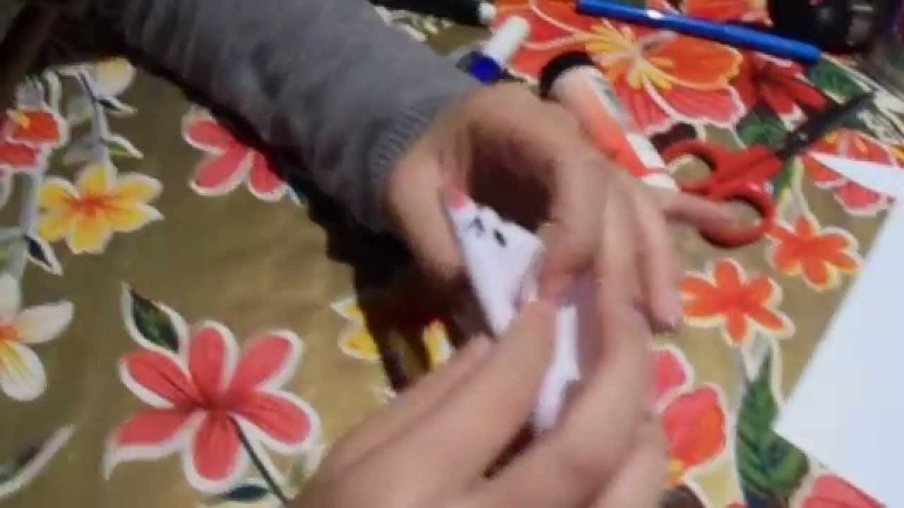 Ratón de papel - manualidades fáciles
