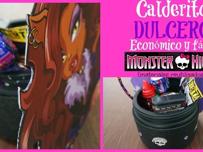 DIY: Dulcero Monster High (reciclado) por Fantasticazul