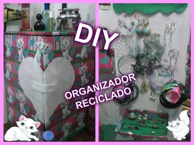 DIY, Manualidades, Organizador reciclado