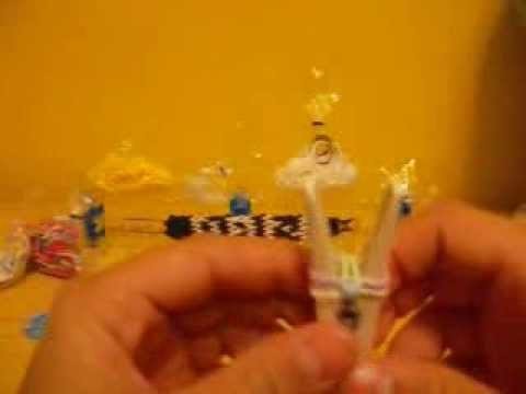Manualidades con Dany- Pulsera con gomitas elásticas.