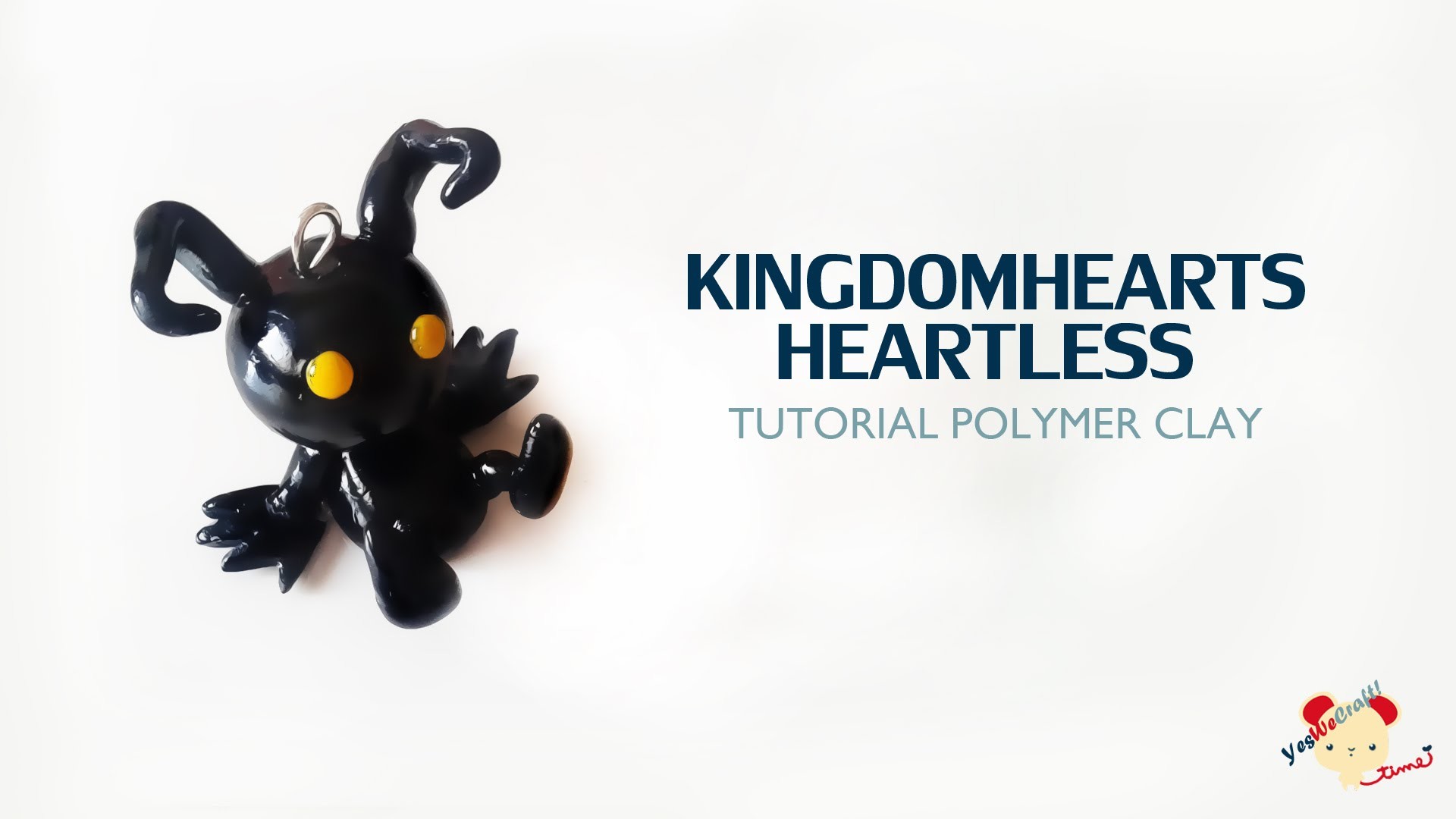 Kingdom Hearts Heartless Polymer Clay Tutorial. Sincorazón Kingdom Hearts de Arcilla Polimérica